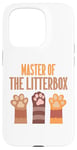 iPhone 15 Pro Master of the Litterbox Cat Dad Case