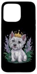 iPhone 15 Pro Max West Highland White Terrier with crown Case