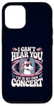 Coque pour iPhone 12/12 Pro I Can't Hear You I'm in My Own Concert Unicorn Music Lover