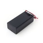 Support de Batterie Boîte de Rangement en Plastique de Batterie de Cas de 9V PP3 avec Le Commutateur de Marche/Arret + Fil de Fil
