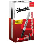 Sharpie Fine marker 24 pc(s) Fine tip Black