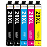 Hookink 29XL 29 High Yield Ink Cartridge Multipack Compatible for Epson 29 XL Ink for Expression Home XP-342 XP-335 XP-235 XP-442 XP-352 XP-247 XP-255 XP-332 XP-345 XP-432 XP-435 (5-Pack)