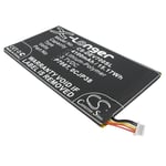 Kompatibelt med Dell Venue 8 3830, 3.7V, 4100 mAh