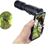 PJPPJH Télescope monoculaire à Zoom Super téléobjectif 10-300x40mm, télescope monoculaire Haute définition pour l'observation des Oiseaux de Plage de Camping de Voyage étanche