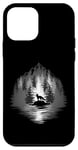 Coque pour iPhone 12 mini Majestic Fox Silhouette Woodland Mountain Scène