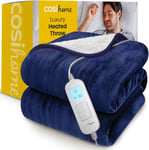 Cosi Home® Luxury Heated Throw - Electric Blanket - Extra Large Heated Blanket,