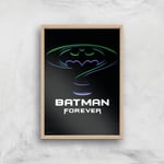 Batman Forever Giclee Art Print - A4 - Wooden Frame