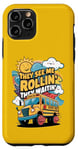 Coque pour iPhone 11 Pro They See Me Rollin School They Waitin School Bus Driver Art