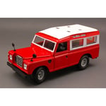 [FR] Burago LAND ROVER 110 1983 RED W/WHITE ROOF 1:24 - BU22063R