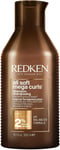 REDKEN All Soft Mega Curls Shampoo, for Very Dry Curly and Coily Hair, Nourishes