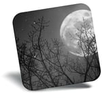 Awesome Fridge Magnet bw - Awesome Full Moon Sky  #36215