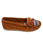 Minnetonka Femme Kilty Mocassins, Multicolore (Arizona Fabric), 37 EU