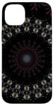 iPhone 14 Plus Dark Fantasy Mandala Pattern Dusty Pink And Blue Case