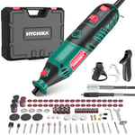 Outil Rotatif HYCHIKA 170W, Kit d’Outils Rotatifs à Vitesse Variable Avec Arbre Flexible, Kit d’accessoires 173pcs et Outil Multifonction 8000-35000RPM, Parfait Pour la Coupe, Le Ponçage de détail