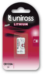 Uniross – Lithium CR123A 3V - BL1 (U1CR123A)