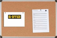 Bi-Office Cork Board Bi-Office 60X90cm Frame Aluminium