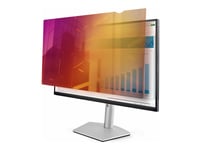 Startech.Com 24-Inch 16:9 Gold Monitor Privacy Screen, Reversible Filter W/Enhanced Privacy, Glossy Computer Security Filter, Removable Screen Protector/Shield, +/- 30 Deg. - Personvernfilter For Skjerm - 2-Veis - Avtakbar - Innstikksdel/Klebemiddel