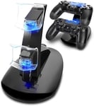 Chargeur Pour Manette Ps4 Station De Recharge Avec Télécommande Ps 4 Charge Rapide Avec Indicateur Led Station Télécommande Sony Playstation 4/Ps4/Pro/Slim