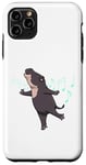 Coque pour iPhone 11 Pro Max Hippopotame pygmée dansant Animaux sauvages mignons