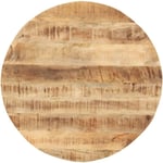 Plateau De Table, Dessus de Table, Table à manger Bois de manguier solide Rond 15-16 mm 40 cm CON576878 Maisonchic