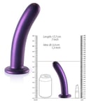 Gode vaginal lisse avec ventouse gode anal en silicone pour point G et prostate