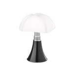 Martinelli Luce - Minipipistrello Touch Dimmer, Titanium - Bordslampor - Gae Aulenti - Silver