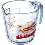 Mätburk - ARCUISINE - 4937109 - Härdat glas - 0,5 L - Transparent - Flermått