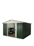 Yardmaster 10 X 10 Ft Apex Metal Roof Shed With Floor Frame