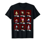 Choose Your Slasher 8-Bit Retro Horror Game T-Shirt