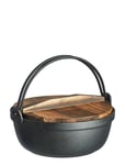 Satake Nabe Cast Iron Pot 21 Cm / 1,8 Litre Svart