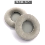 Earpads Coussinets de Rechange Coussinets d'oreille Oreillette de Remplacement Coussins en Mousse pour Casque SteelSeries Siberia V1 V2 V3 Flanelle Oreillettes Gris, Flanelle