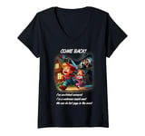 Womens Witch Chasing Hansel & Gretel Sarcastic Funny Fairytale Fun V-Neck T-Shirt