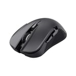 Trust Gaming GXT 923 Ybar Rechargeable Wireless Gaming Mouse, Low Latency 2.4GHz, 50h Battery Life, 200-7200 DPI, 69% Recycled Plastics, Programmable RGB Mouse for Computer, PC, Laptop – Black