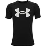 Under Armour Tech Big Logo Trenings T-skjorte Barn - Svart - str. 164 - 176