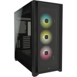 Corsair 5000X RGB Black Mid Tower Tempered Glass PC Gaming Case - CC-9011212-WW