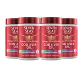 Seven Seas Cod Liver Oil Plus Multivitamins 4x90 Capsules 1 Year Supply Long Exp