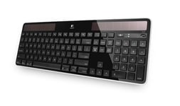 Logitech Wireless Solar Keyboard K750 tastatur RF kabel-fri QWERTY Nordisk Sort