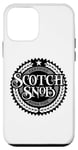 Coque pour iPhone 12 mini Scotch Snob - Buveur de whisky amusant