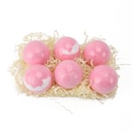 6pcs Bubble Bath Ball Vanilla Scents Skin Moisturizing Aromatherapy Salt Sho GHB