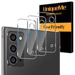 [3 Pack] UniqueMe Camera Lens Protector for Samsung Galaxy Note 20 (6.7 inch) 4G / 5G,Full Coverage Protection Back Camera Lens Protection,Bubble-Free Tempered Glass Case Friendly and Dust-Proof