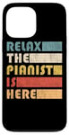 iPhone 13 Pro Max Relax The Pianist Is Here Piano Funny Musician Case