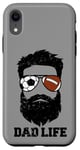 iPhone XR Soccer Football Dad Messy Hair Beard Soccer Football Dad Case