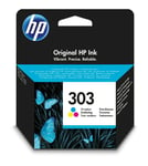 Original HP 303 Colour Ink Cartridge For ENVY Photo 7820 Printer - Boxed T6N01AE