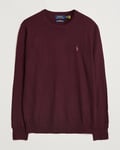 Polo Ralph Lauren Merino Crew Neck Pullover Aged Wine Heather