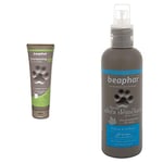 BEAPHAR – Shampoing Premium Doux Tous pelages pour Chien – 250ml & Spray Ultra-démêlant pour Chien – Extraits naturels d'Iris, de Lait de Karité et du polyphenol de Raisin 200 ML