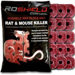 15 X 20g Rodent Poison Block Bait Killer - Strong Strength - Rat & Mouse Control