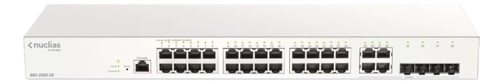 28-Port Gigabit Nuclias Smart Managed Switch including 4x 1G Combo Po