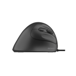 DELTACO – Silent Wired Vertical  Mouse, 4 buttons, 1000-1600 DPI, black (MS-814)