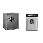 Master Lock Fireproof Safe and Fireproof Bag SFW205GPCINTLHRO + FBWLZ0EURHRO, Fireproof and Waterproof, 55.6 L