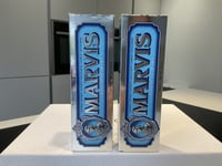 💕Marvis Aquatic Mint Luxury Italian Toothpaste with Xylitol - 85ml X 2 - Boxed